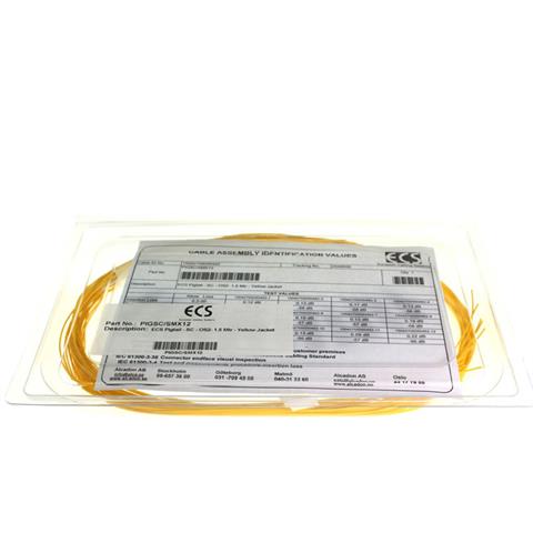 ECS Pigtail LC/APC 10/125 1,5m 12-pack